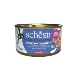 Schesir Complete alimento húmido em caldo (85g) - Atum com Anchovas
