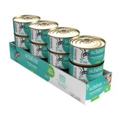 Schesir Complete alimento húmido em gelatina (85g) – Atum com Dourada