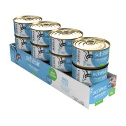 Schesir Complete alimento húmido em gelatina (85g) – Atum com Robalo