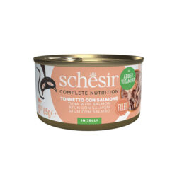 Schesir Complete alimento húmido em gelatina (85g) - Atum com Salmão