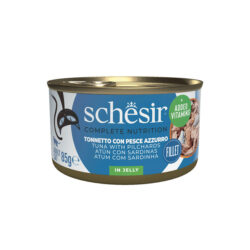 Schesir Complete alimento húmido em gelatina (85g) - Atum com Sardinhas