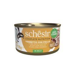 Schesir Complete alimento húmido em gelatina (85g) - Atum com Frango