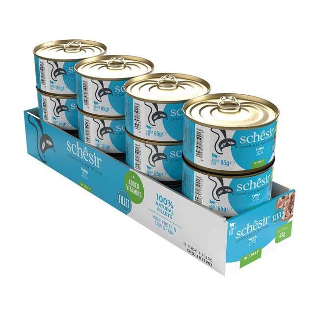 Schesir Complete alimento húmido em gelatina (85g) - Atum - Image 4