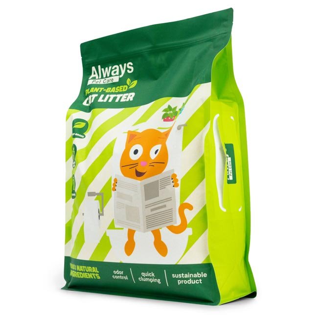 Always Plant-Based - Areia aglomerante vegetal (10 kg / 15 L)