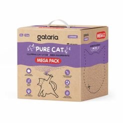 Gataria Pure Cat Areia ultra-aglomerante - Lavanda - MEGAPACK 30 L