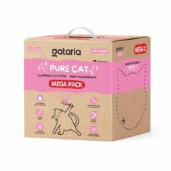 Gataria Pure Cat Areia ultra-aglomerante - Talco - MEGAPACK 30 L