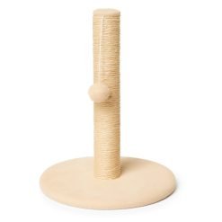 Arranhador BASIC ROUND de sisal com base redonda e bolinha
