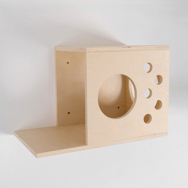 Cama de parede CUBIC em madeira - Image 3