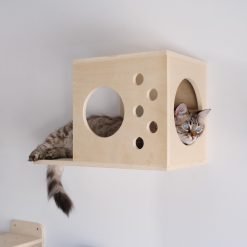 Cama de parede CUBIC em madeira