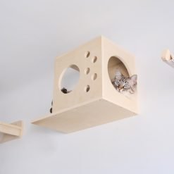 Alternative view of Cama de parede CUBIC em madeira