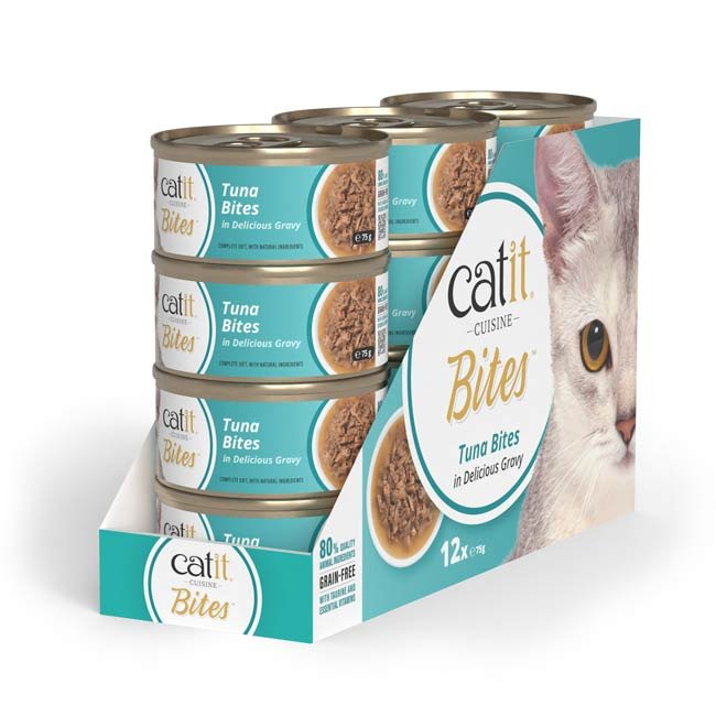Catit Cuisine Bites (75g) húmido completo - Atum - Image 2