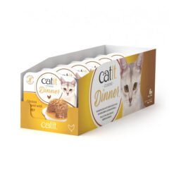 Catit Cuisine Dinner (75g) húmido completo – Frango com Fígado