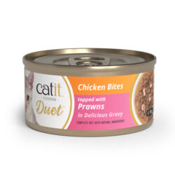 Catit Cuisine Duet (75g) húmido completo - Frango com Camarão