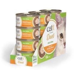 Catit Cuisine Duet (75g) húmido completo – Pato com peito de Frango