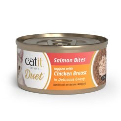 Catit Cuisine Duet (75g) húmido completo - Salmão com Peito de Frango