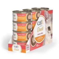 Catit Cuisine Duet (75g) húmido completo – Salmão com Peito de Frango