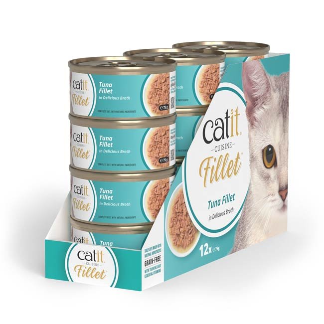 Catit Cuisine Fillet (75g) húmido completo em caldo - Atum - Image 2