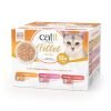 Catit Cuisine Fillet húmido completo em caldo Pack variado (12x75g) com Frango