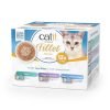 Catit Cuisine Fillet húmido completo em caldo Pack variado (12x75g) com Atum