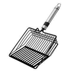 Pá em inox XXL para areia ou pellets