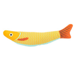 Peixe com catnip em peluche