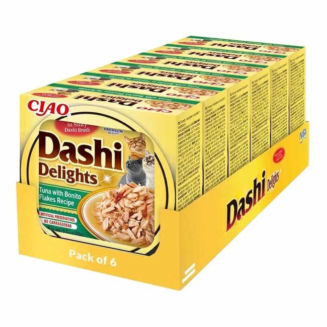Dashi Delights alimento húmido em caldo (70g) - Atum com Peixe Bonito - Image 2