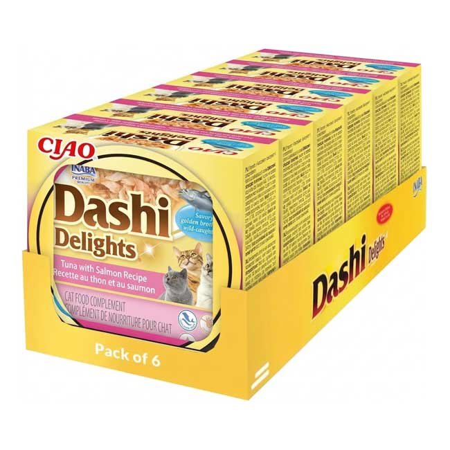 Dashi Delights alimento húmido em caldo (70g) - Atum com Salmão - Image 2