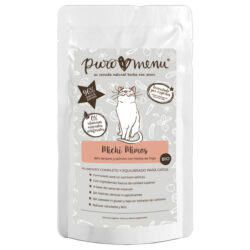 Puromenu Mimos de Gato húmido completo em patê (100g) - Peru e Salmão