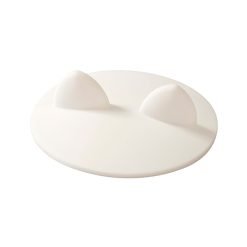 Tampa em silicone c/ orelhas de gato para caneca