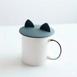 Alternative view of Tampa em silicone c/ orelhas de gato para caneca