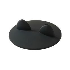 Tampa em silicone c/ orelhas de gato para caneca