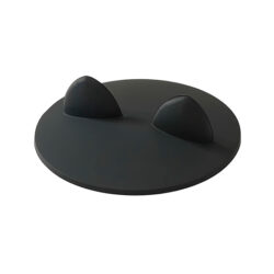 Tampa em silicone c/ orelhas de gato para caneca