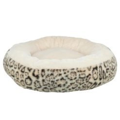 Cama LEO redonda com padrão leopardo (Trixie)