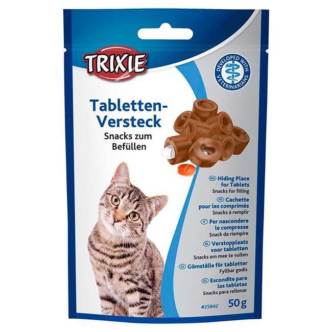 Snacks para esconder comprimidos (Trixie) para gatos - 50g