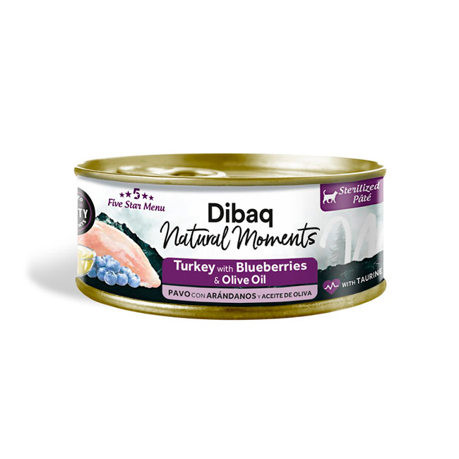 Dibaq Natural Moments em patê (70g) - Peru com Mirtilos