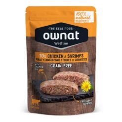 Ownat Wetline (85g) em patê - Frango e Camarão