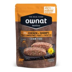 Ownat Wetline (85g) em patê - Frango e Camarão