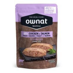 Ownat Wetline (85g) em patê - Frango e Salmão