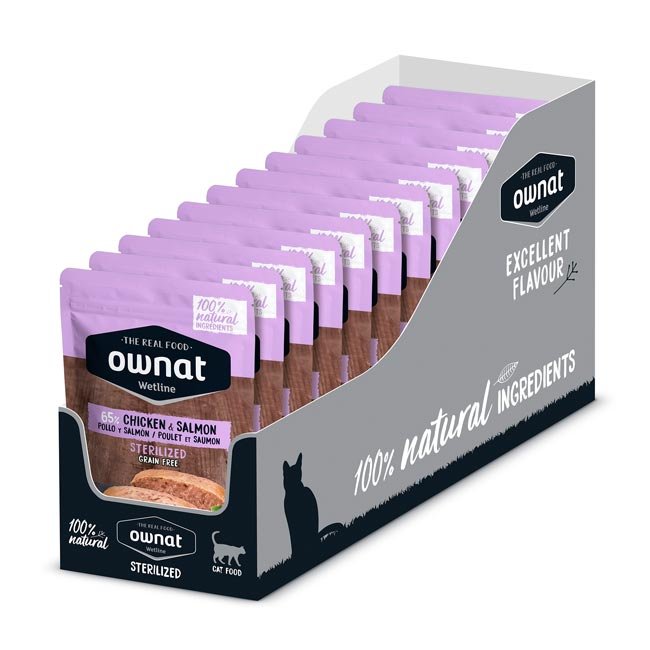 Ownat Wetline (85g) em patê - Frango e Salmão - Image 2
