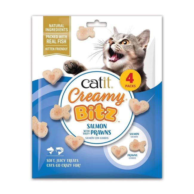 Catit Creamy Bitz - Salmão com Camarão